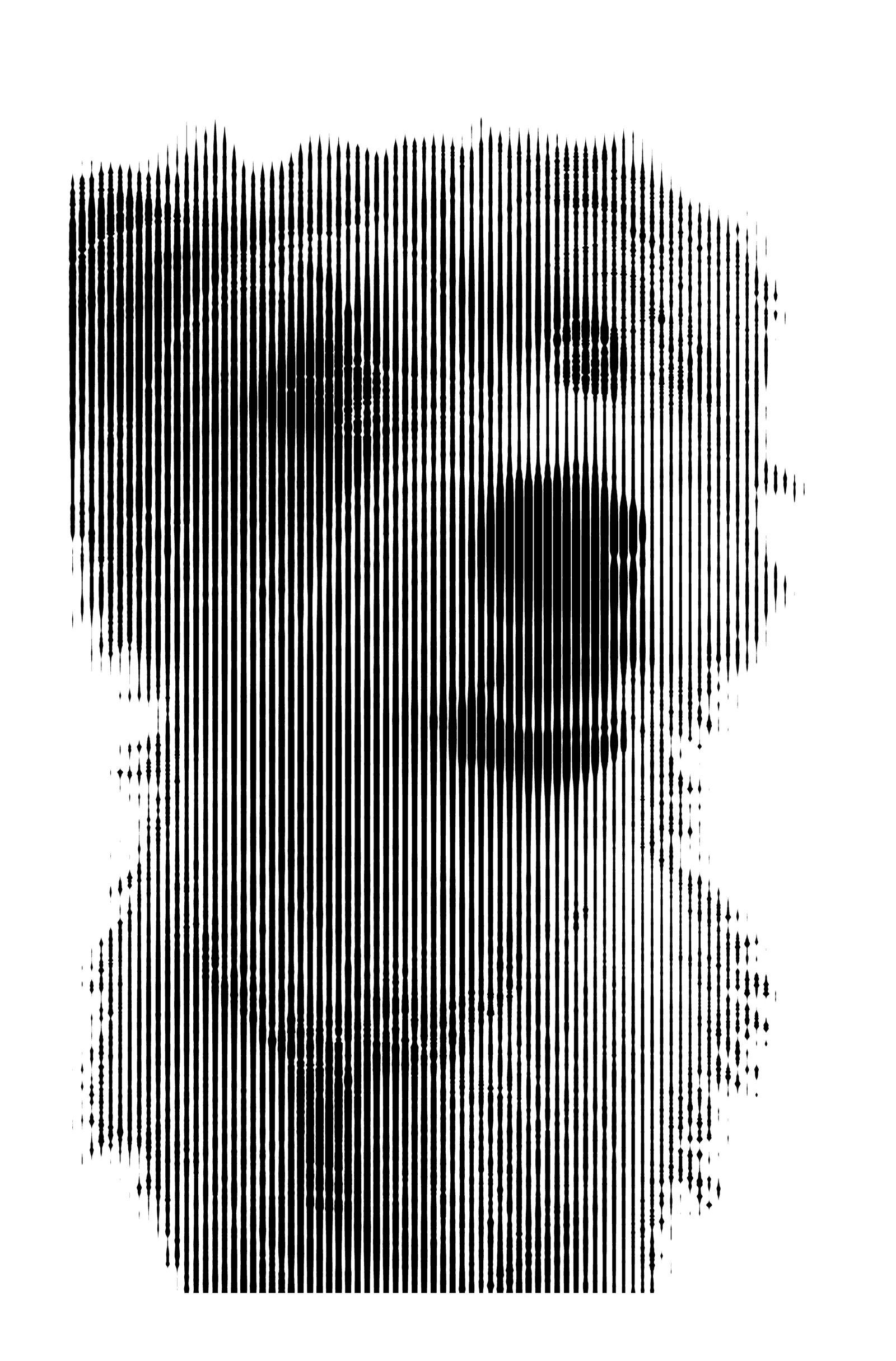 Ejemplo de cuadro halftone a líneas