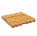 Tabla de quesos de bambú personalizada