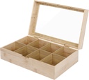 Organizador de infusiones de bambú personalizado