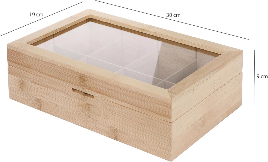 Organizador de infusiones de bambú personalizado