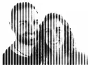 Cuadro técnica halftone lineal