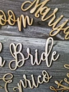 Marcasitios personalizados para boda