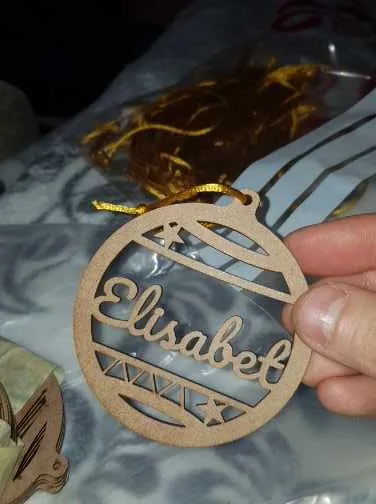 Decoración personalizada para árbol de Navidad